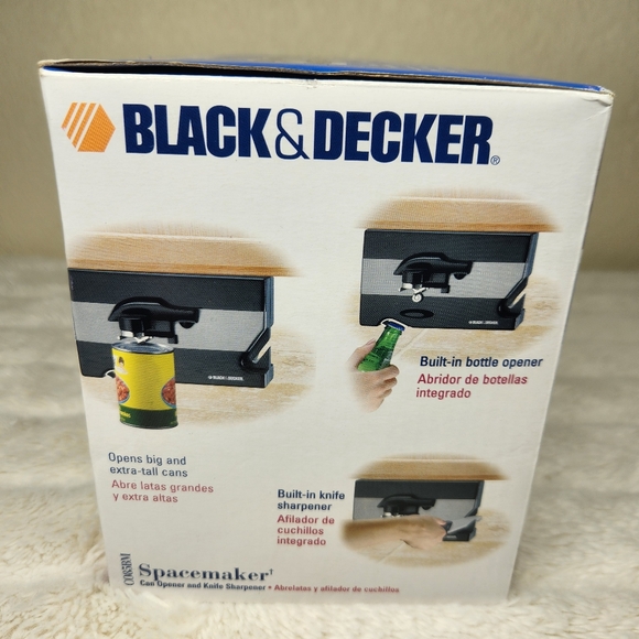 Black & Decker CO85BM Spacemaker Can Opener Black/Brushed Metal - Picture 2 of 8